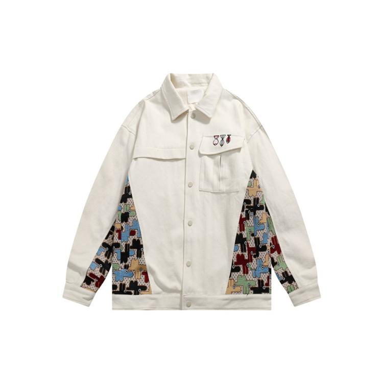 Throwback Style Collar Jacket