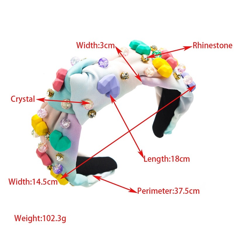 Cute Macaron Jeweled Headband