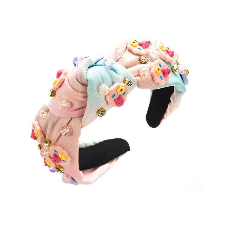 Cute Macaron Jeweled Headband