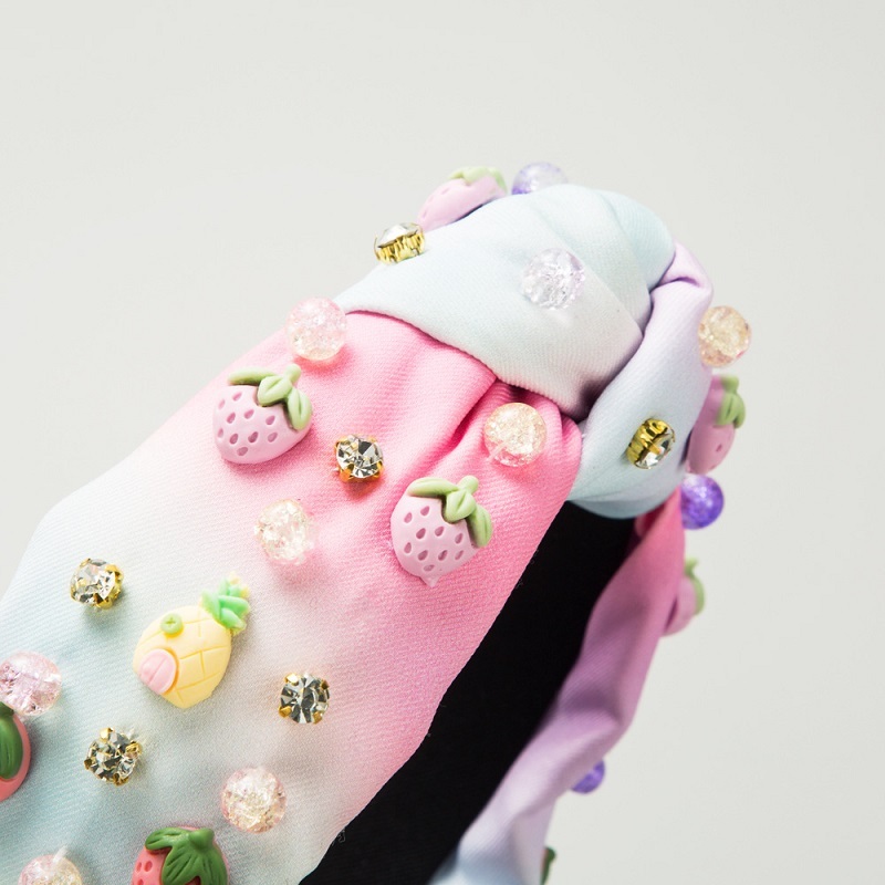 Cute Macaron Jeweled Headband