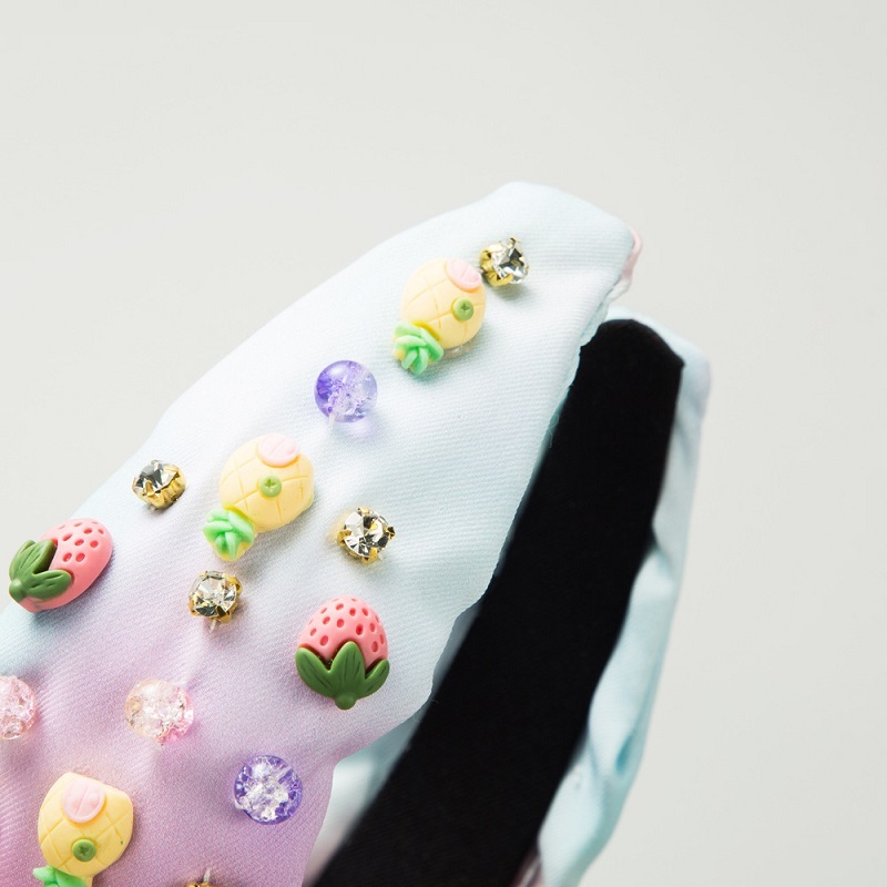 Cute Macaron Jeweled Headband