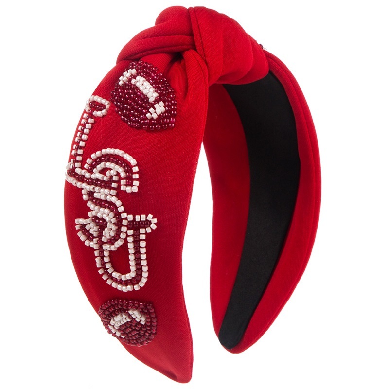 Handsewn Beaded Alphabet Headband