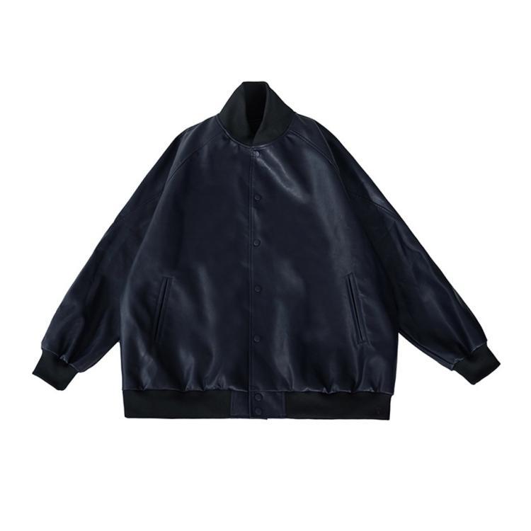 Classic PU Leather Blazer