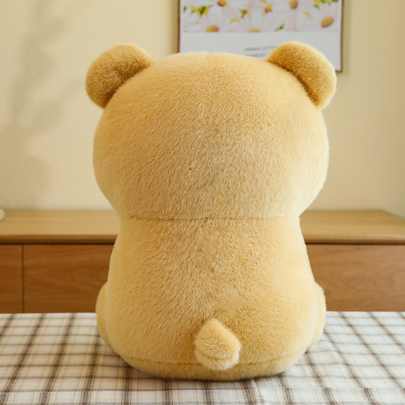 Holding the Rose Bear Plush Doll