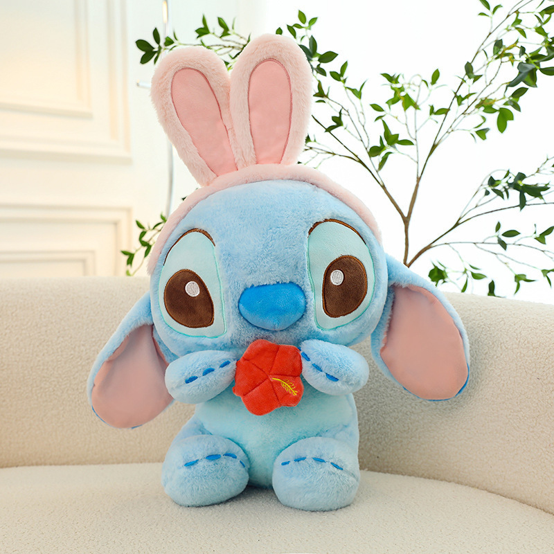 Cartoon Rabbit Ear Stitch Plush Doll