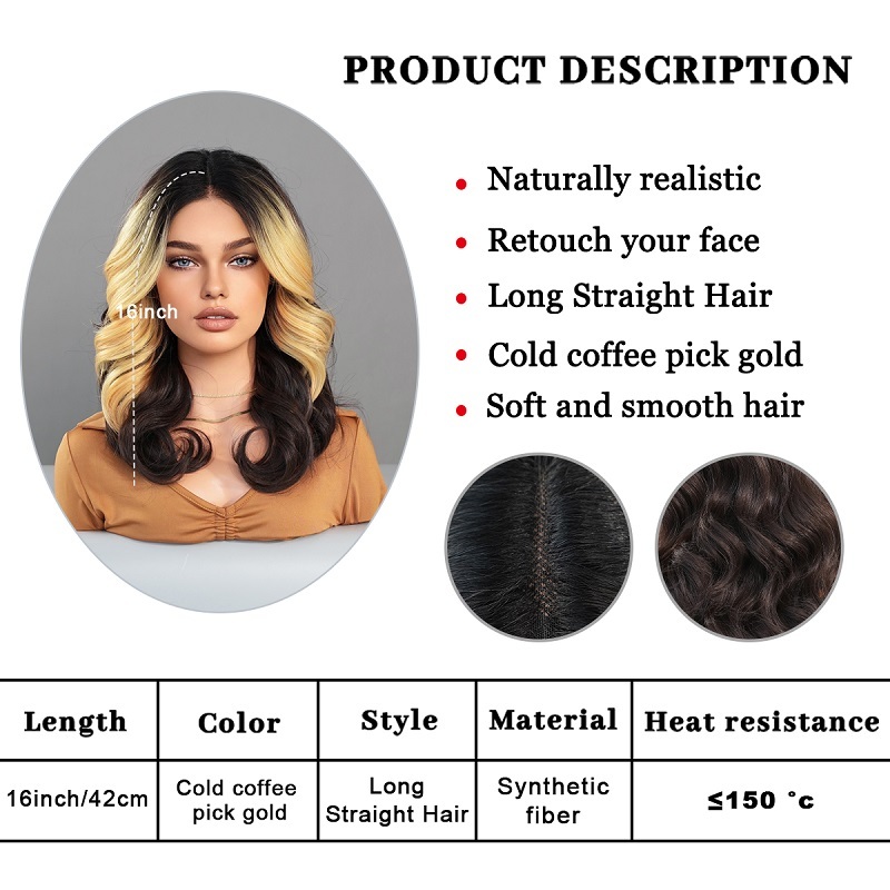 Highlight Blonde Curly Lace Wig