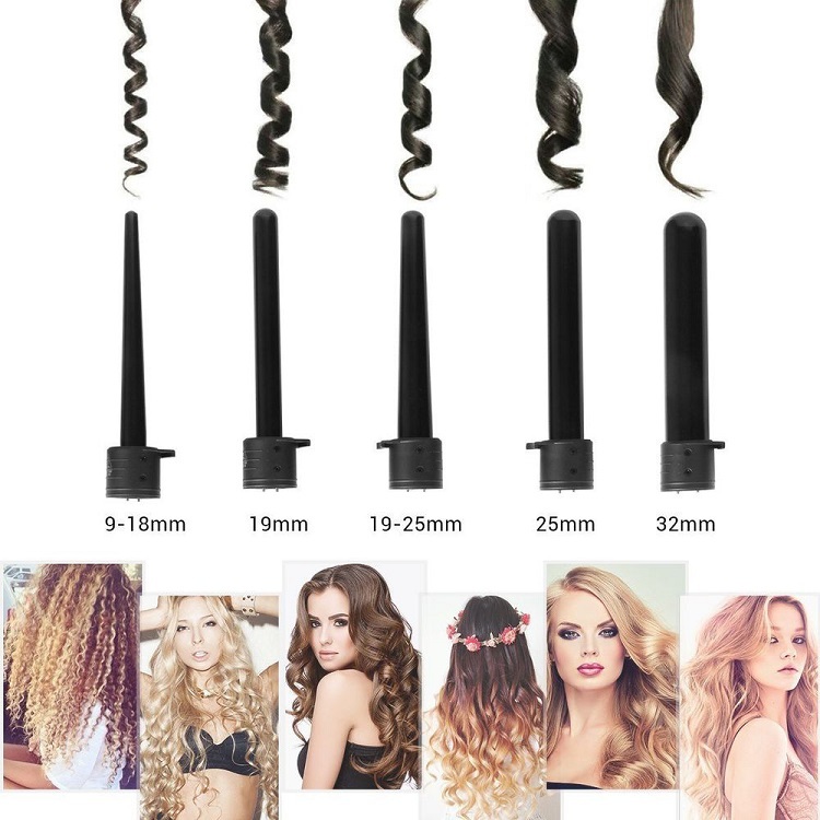 5-in-1 Curling Wand Set