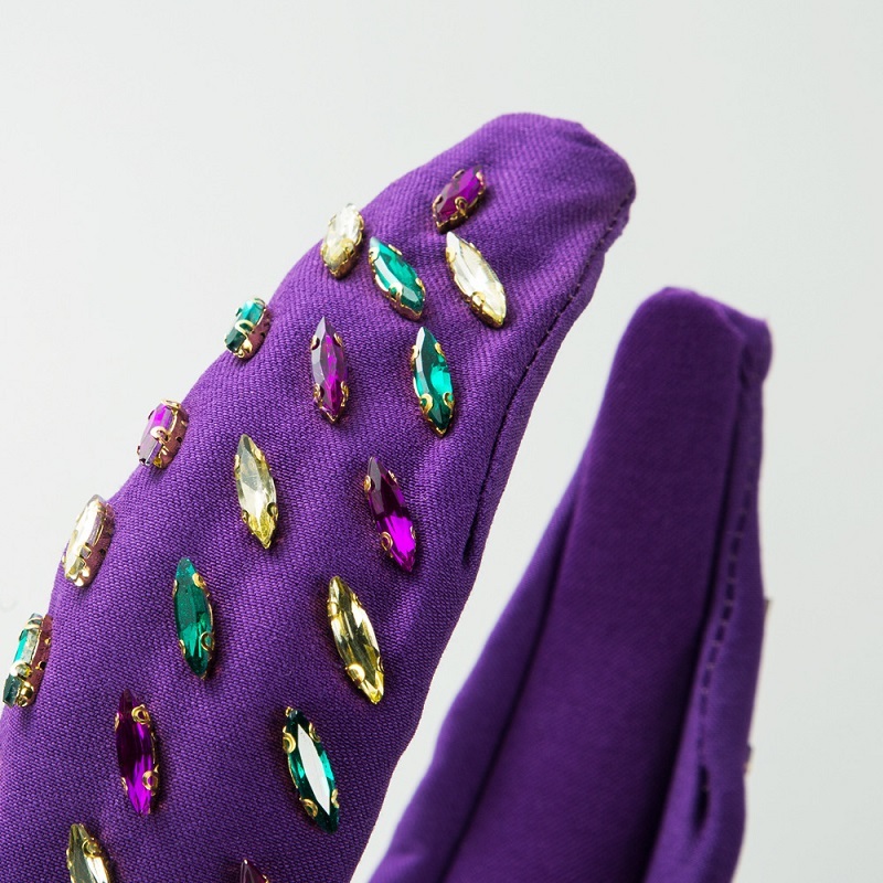 Baroque Handsewn Crystal Headband