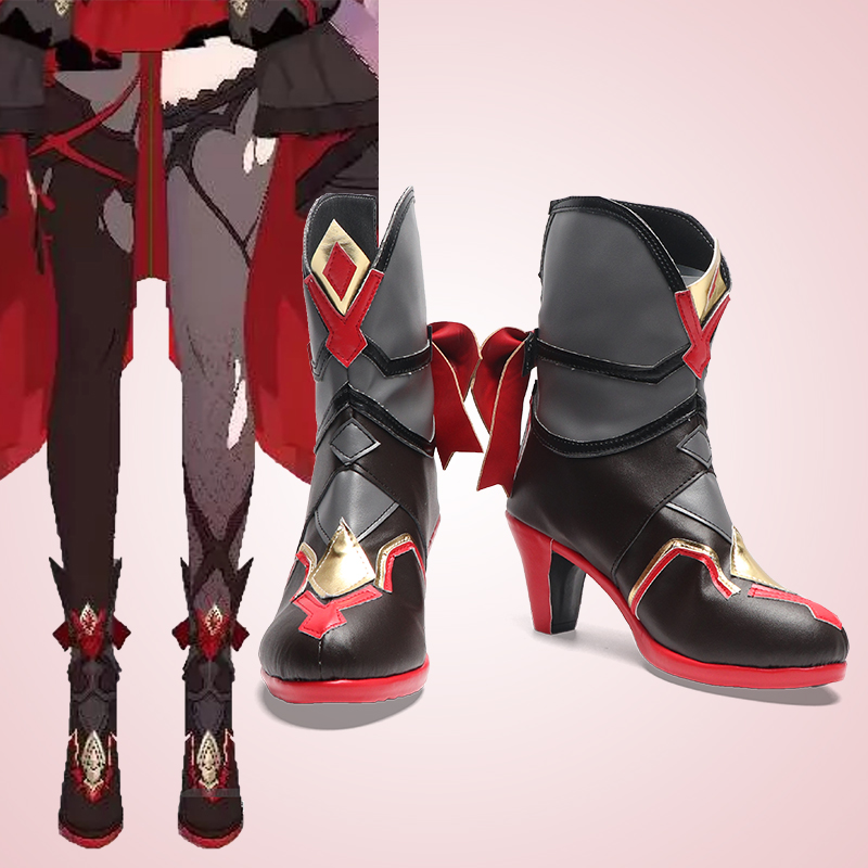 Lunar Vow: Crimson Love Cosplay Shoe