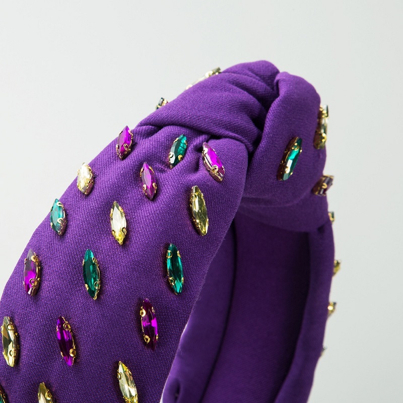 Baroque Handsewn Crystal Headband