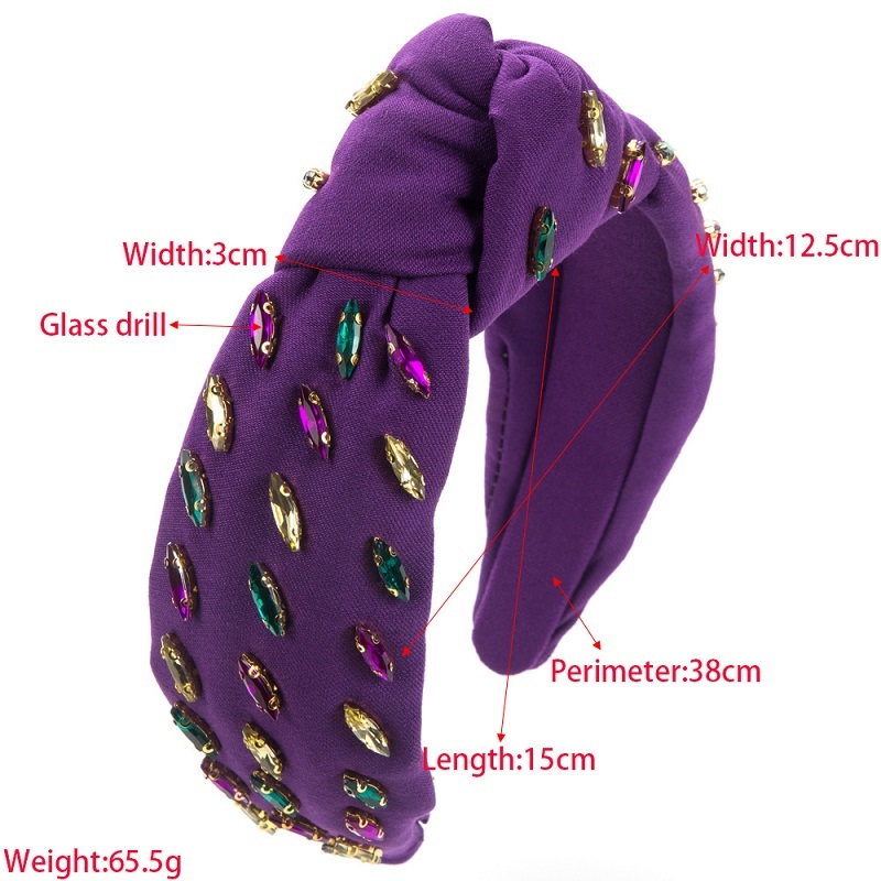 Baroque Handsewn Crystal Headband