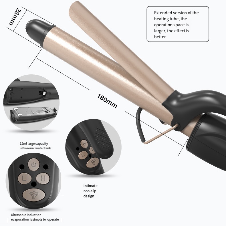 Ultrasonic Steam Curling Wand