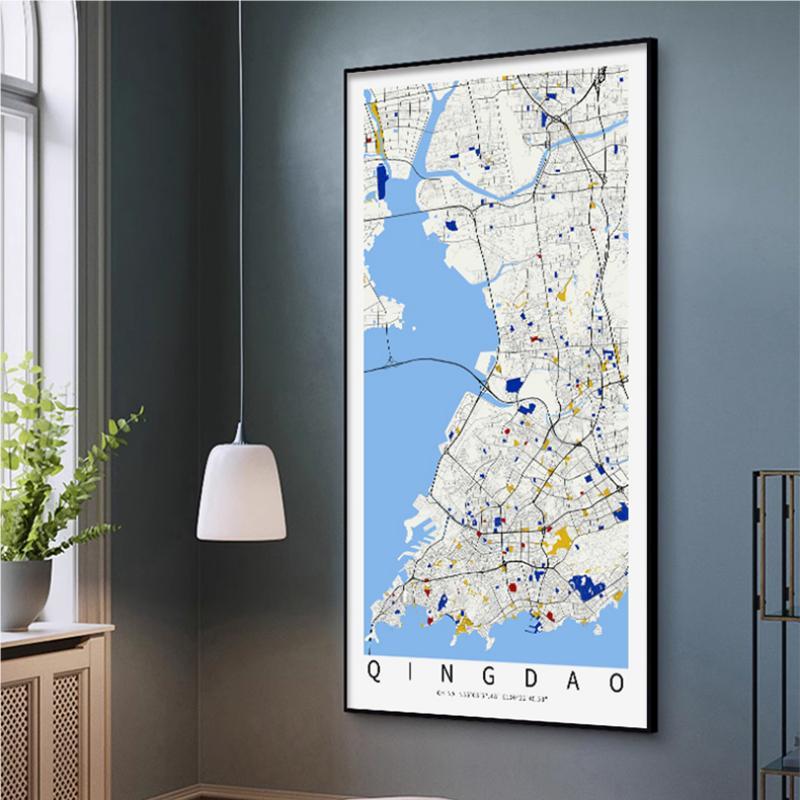 Customizable Map Artwork