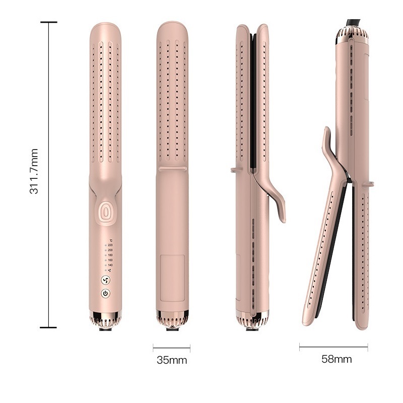 Long-Plate Cold Air Straightener