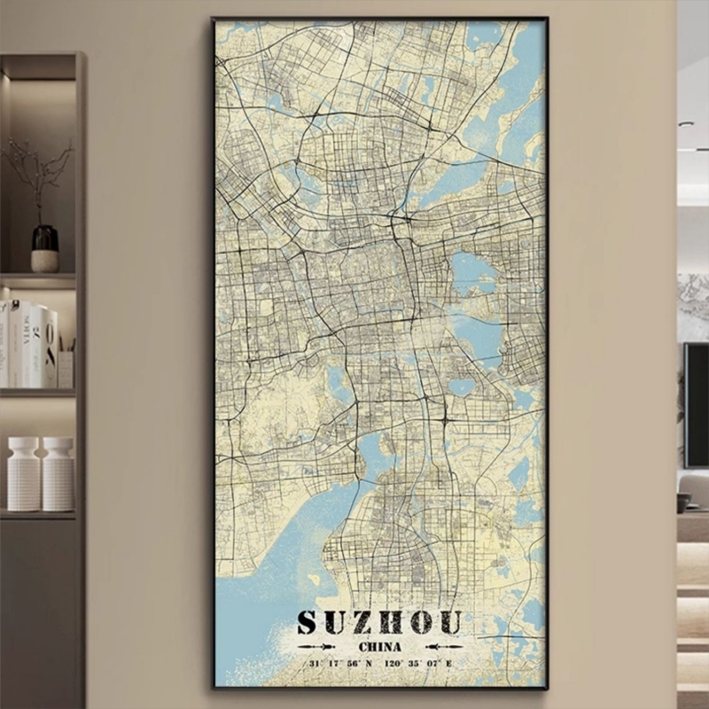 Customizable Map Artwork
