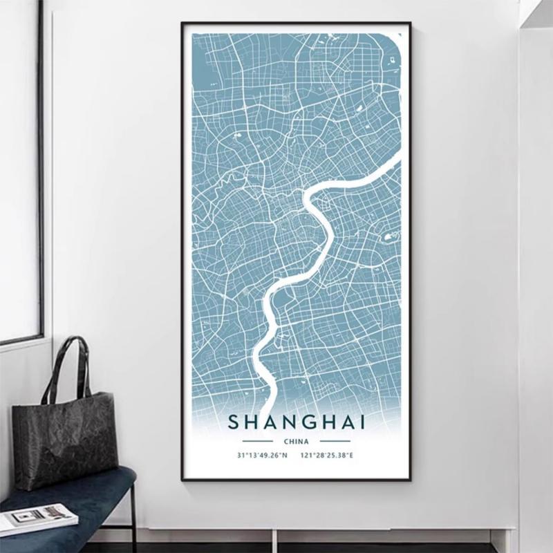 Customizable Map Artwork