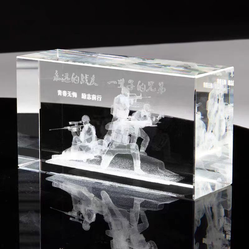 Custom Crystal Interior Carving