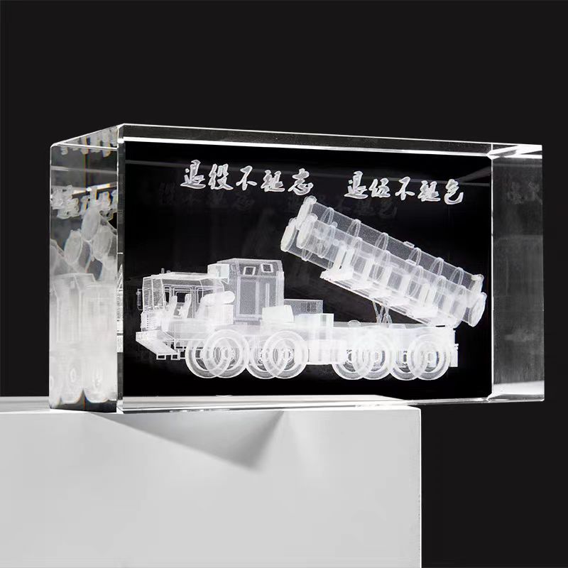Custom Crystal Interior Carving