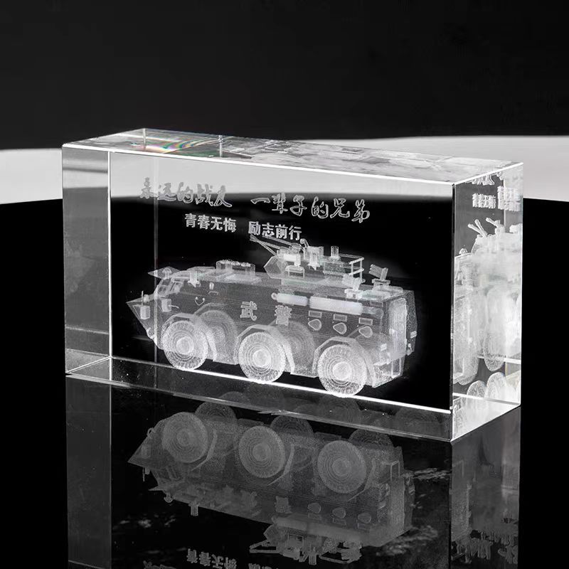 Custom Crystal Interior Carving