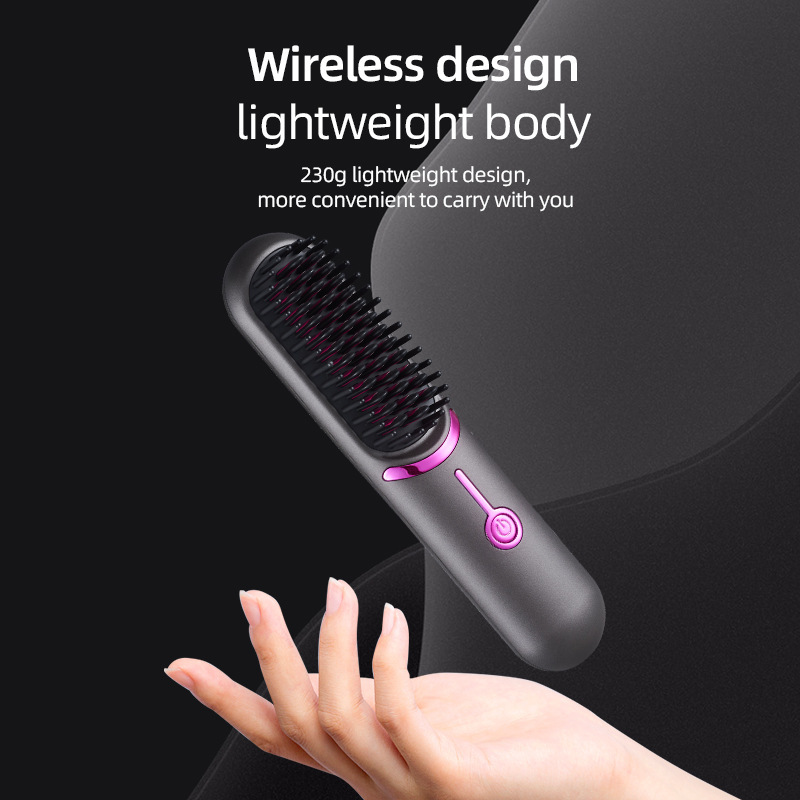 Wireless Hair Straightening Comb