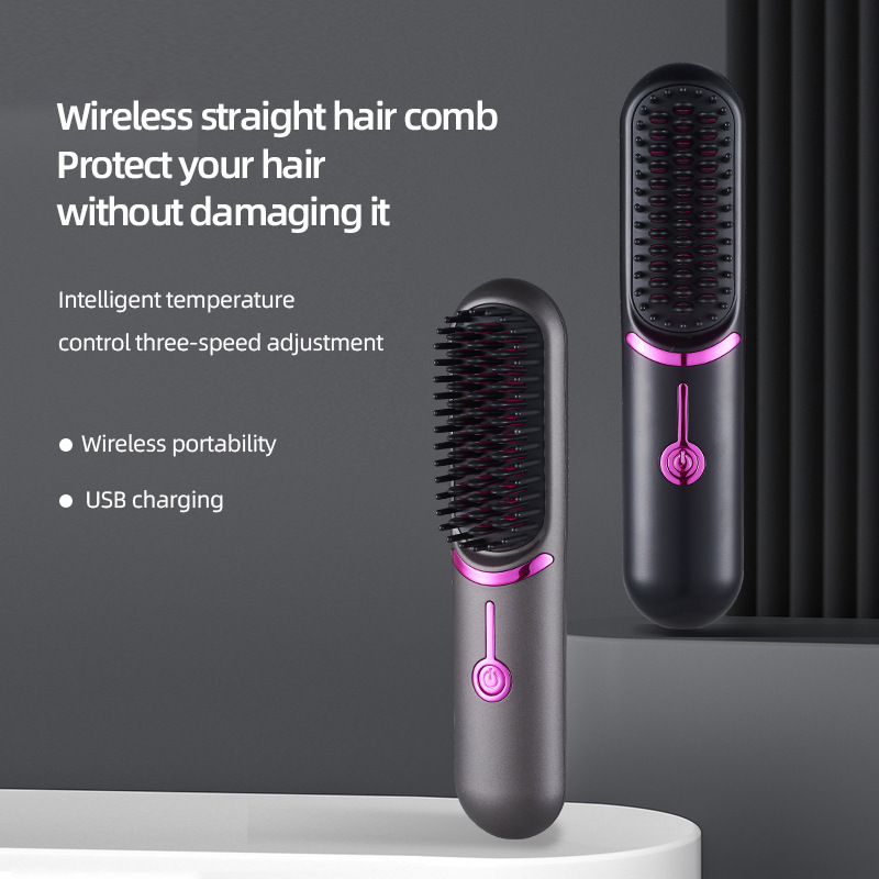 Wireless Hair Straightening Comb