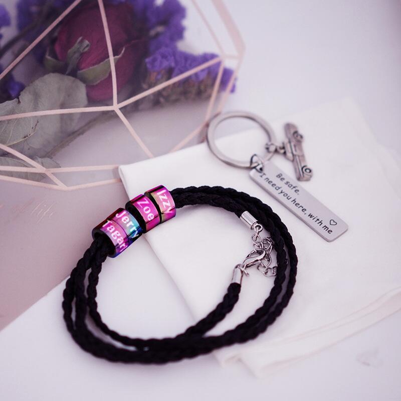 Personalised Men's Name Bracelet