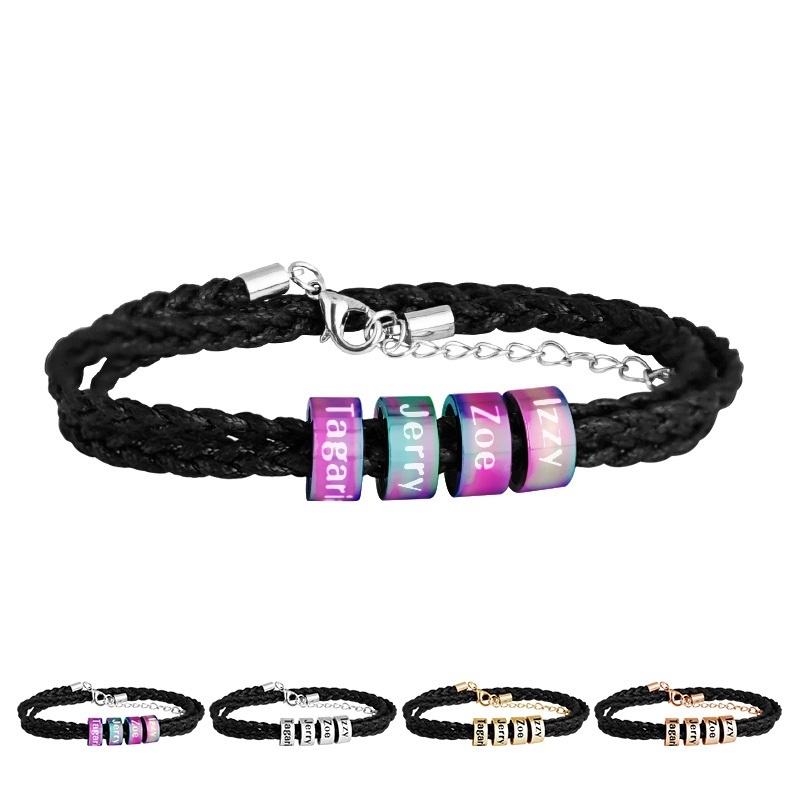 Personalised Men's Name Bracelet