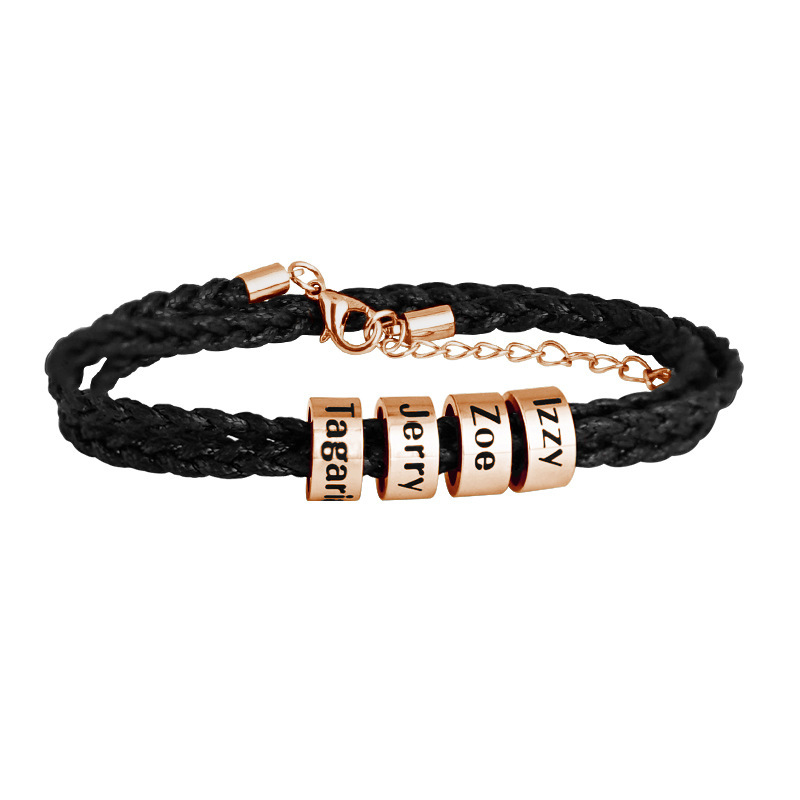Personalised Men's Name Bracelet