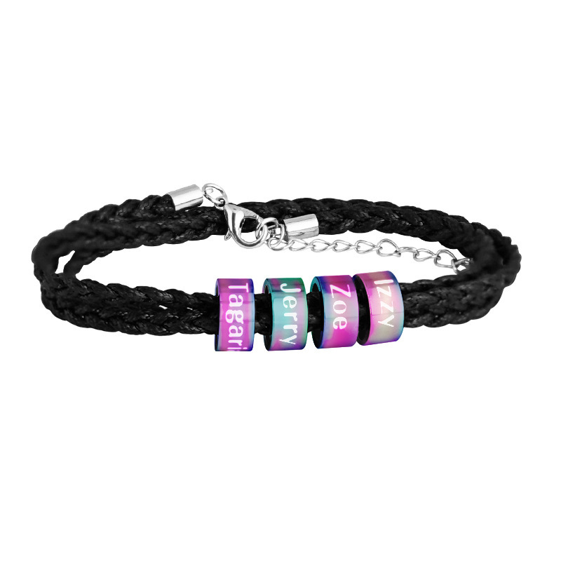 Personalised Men's Name Bracelet