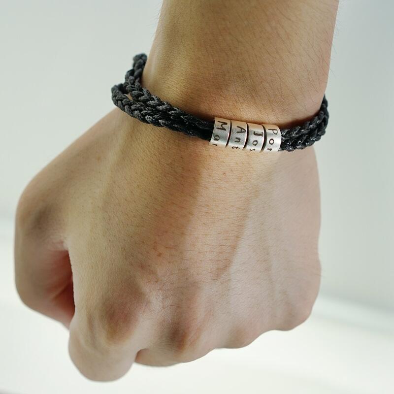 Personalised Men's Name Bracelet