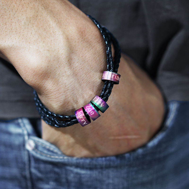 Personalised Men's Name Bracelet