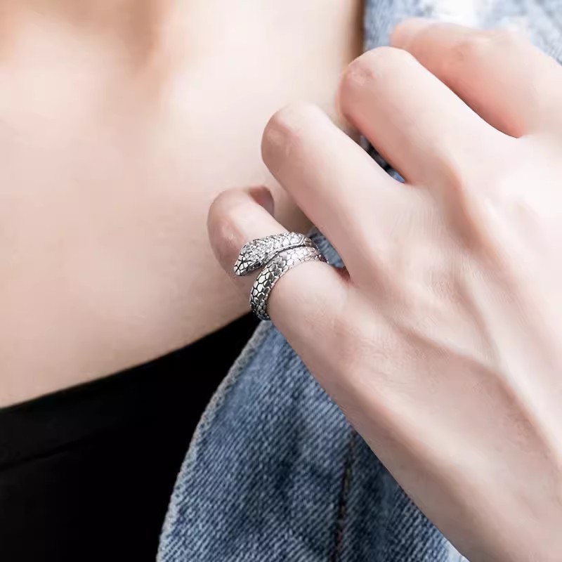 Vintage snake rings