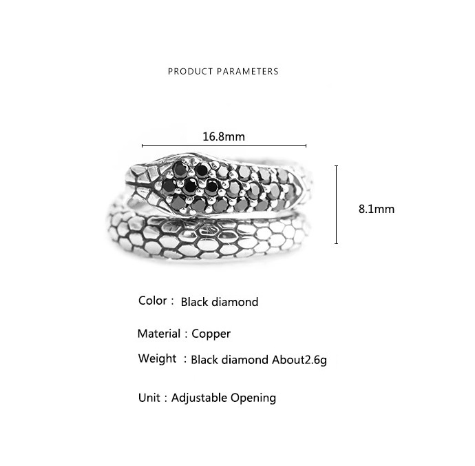 Vintage snake rings