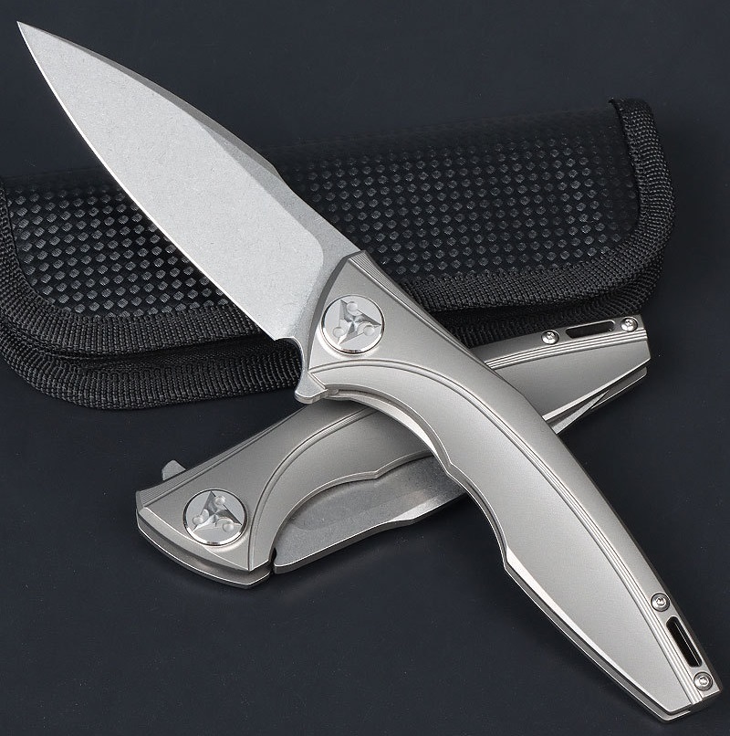 titanium alloy outdoor folding knife