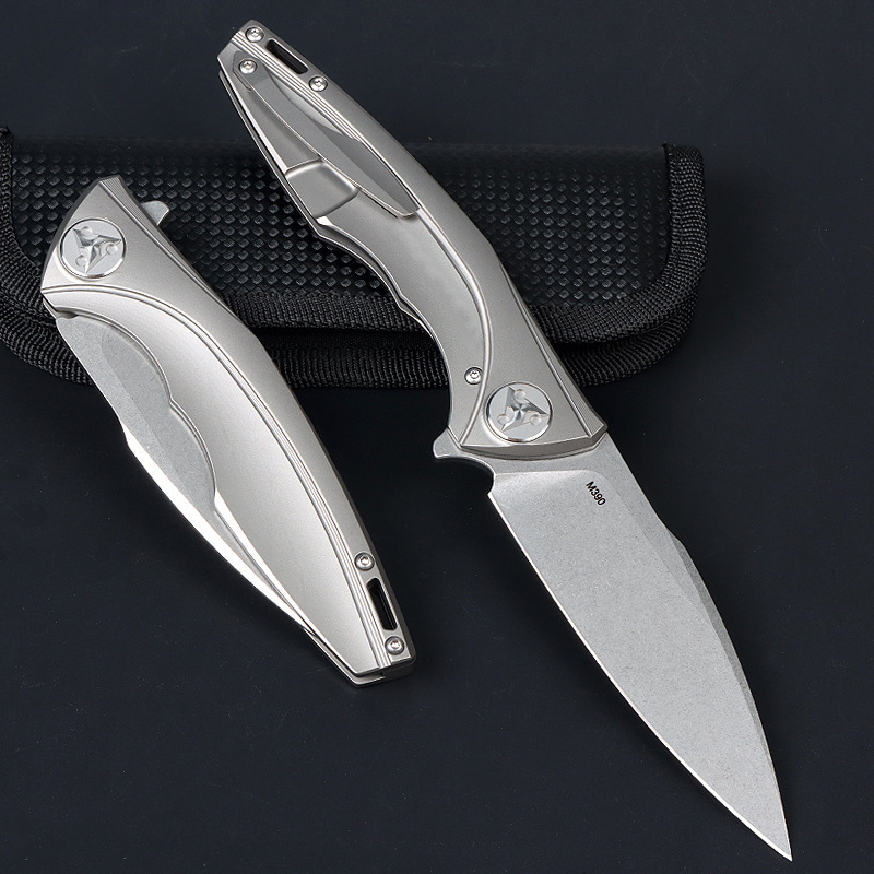 titanium alloy outdoor folding knife