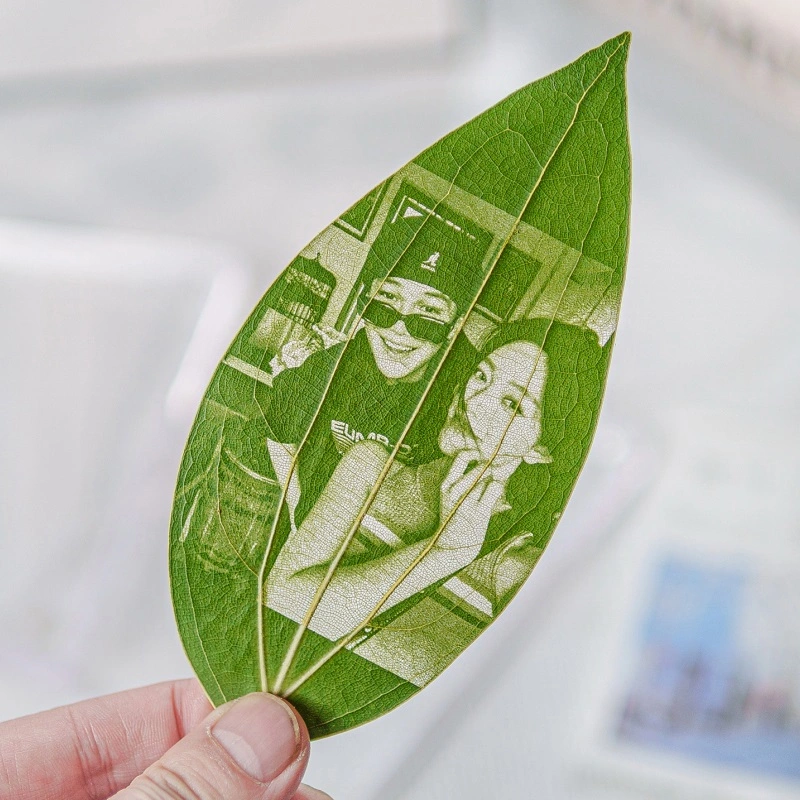 custom leaf engraving