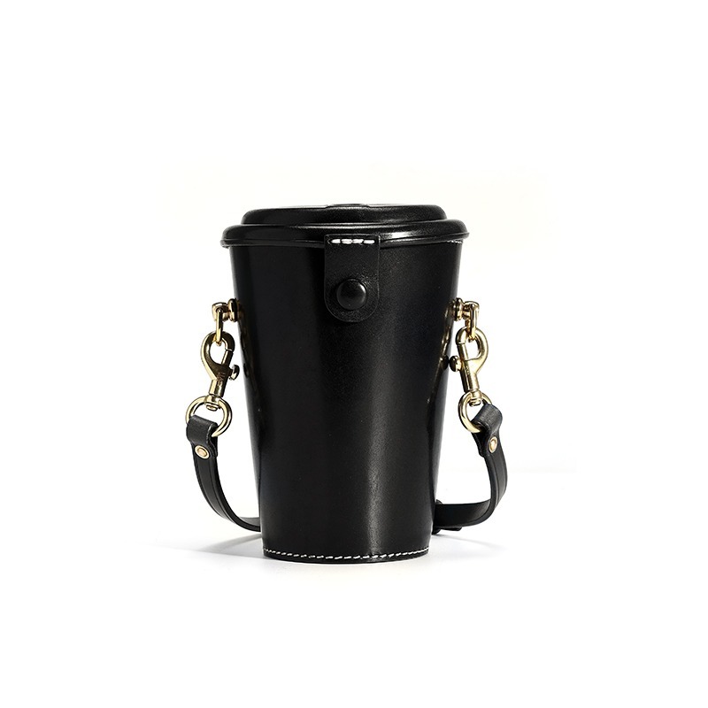 Leather Bottle Carrier Bag