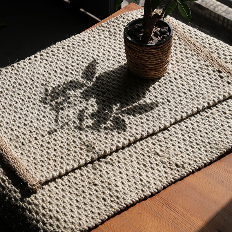 handmade jute mat