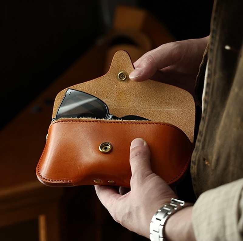 Genuine Leather glasses case