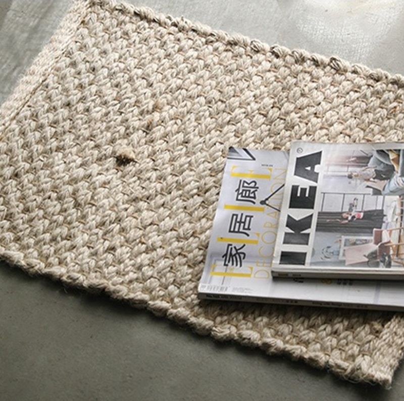 handmade jute mat