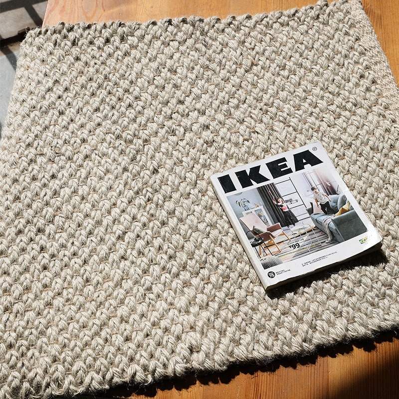 handmade jute mat