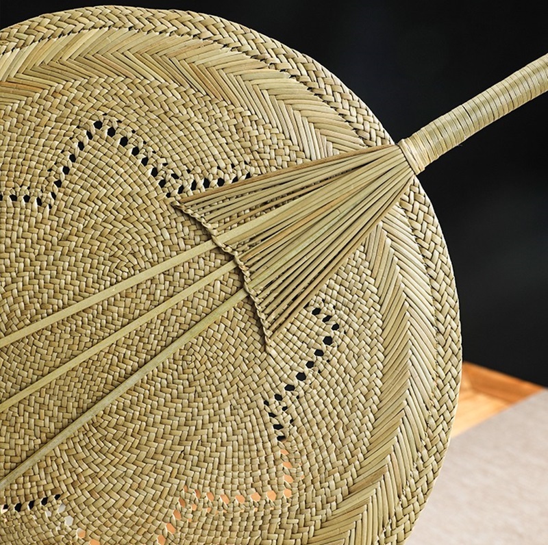Handmade bamboo fan