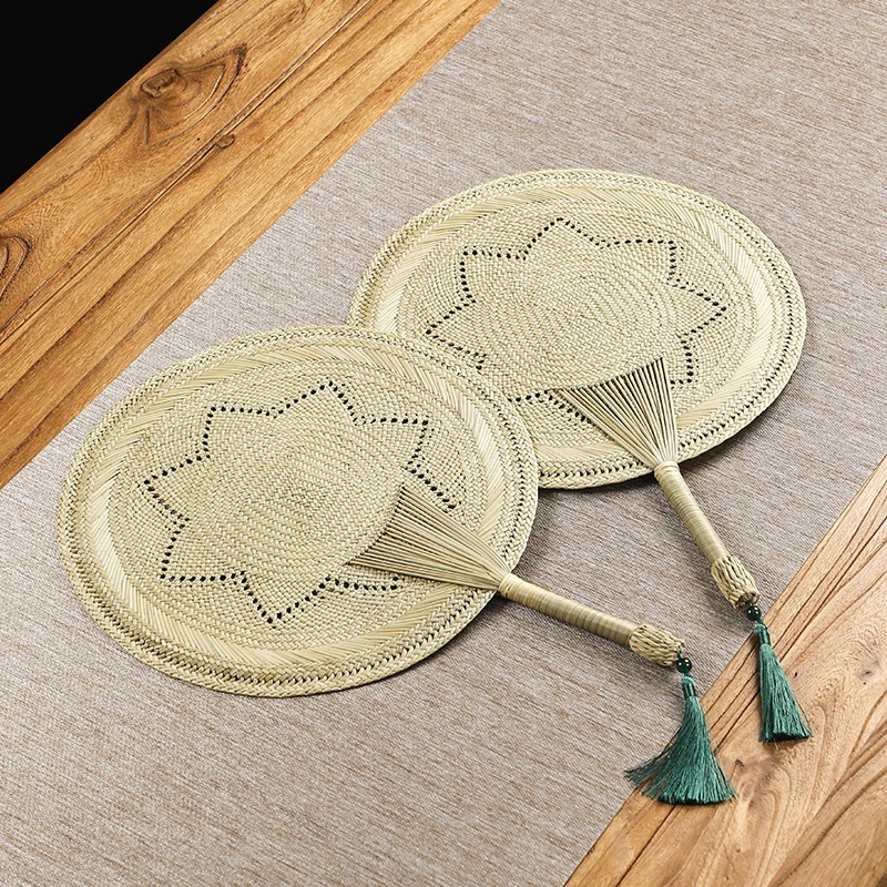 Handmade bamboo fan