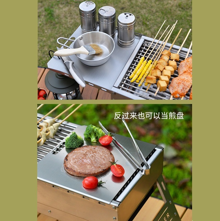 foldable BBQ oven