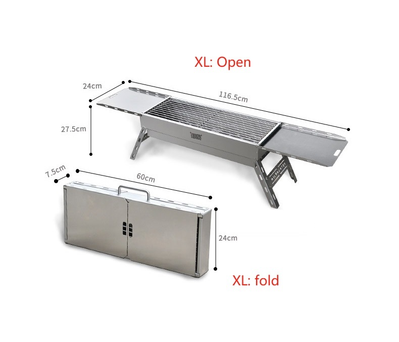 foldable BBQ oven