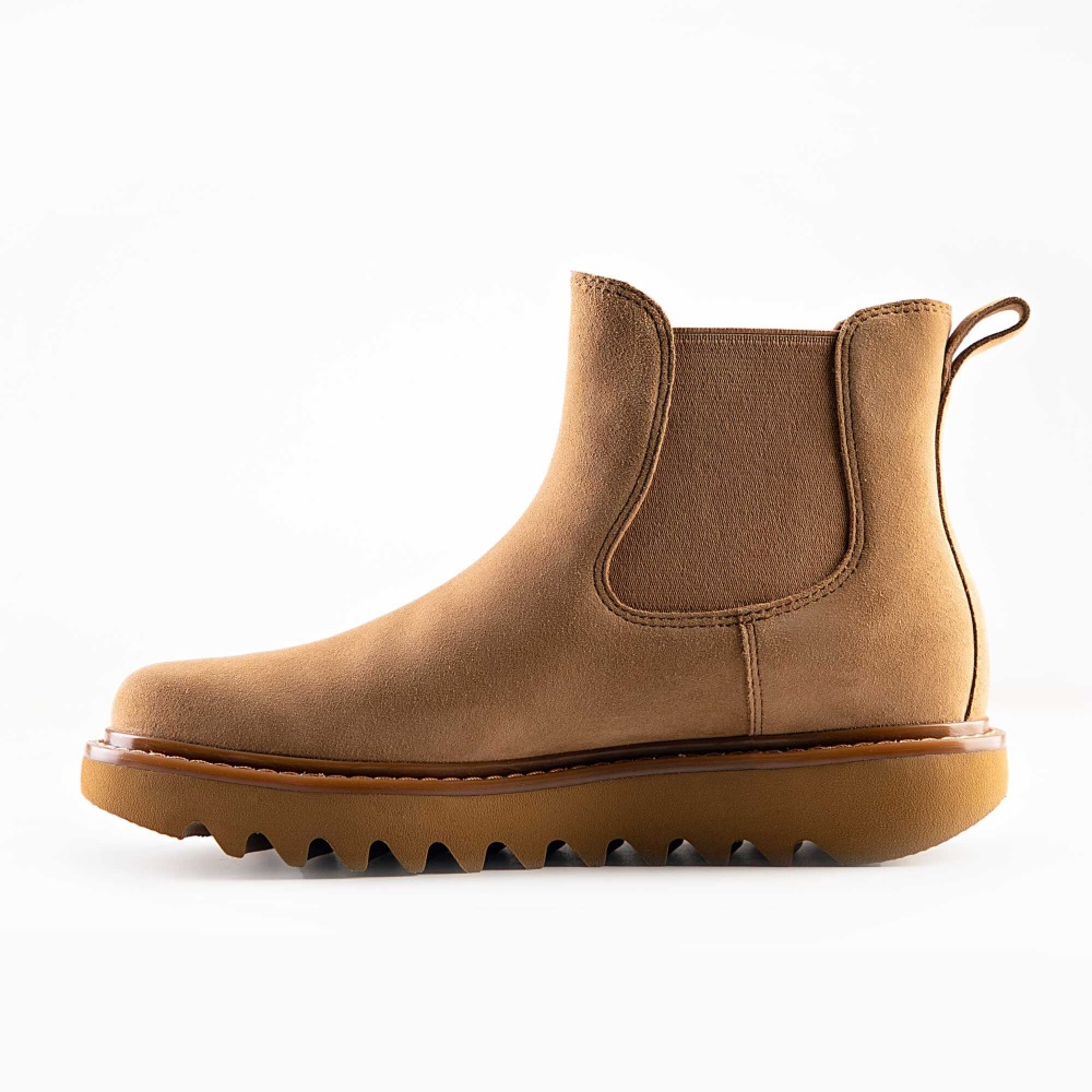 Chelsea women boots suede