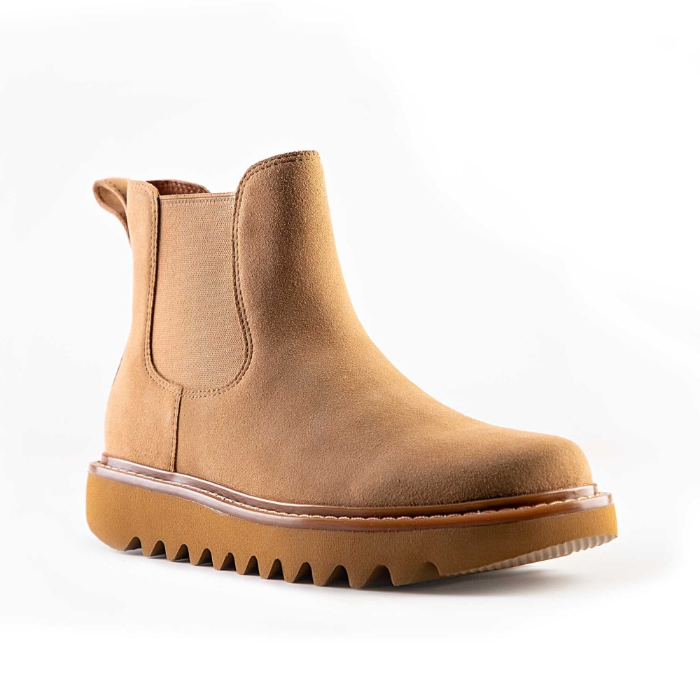 Chelsea women boots suede