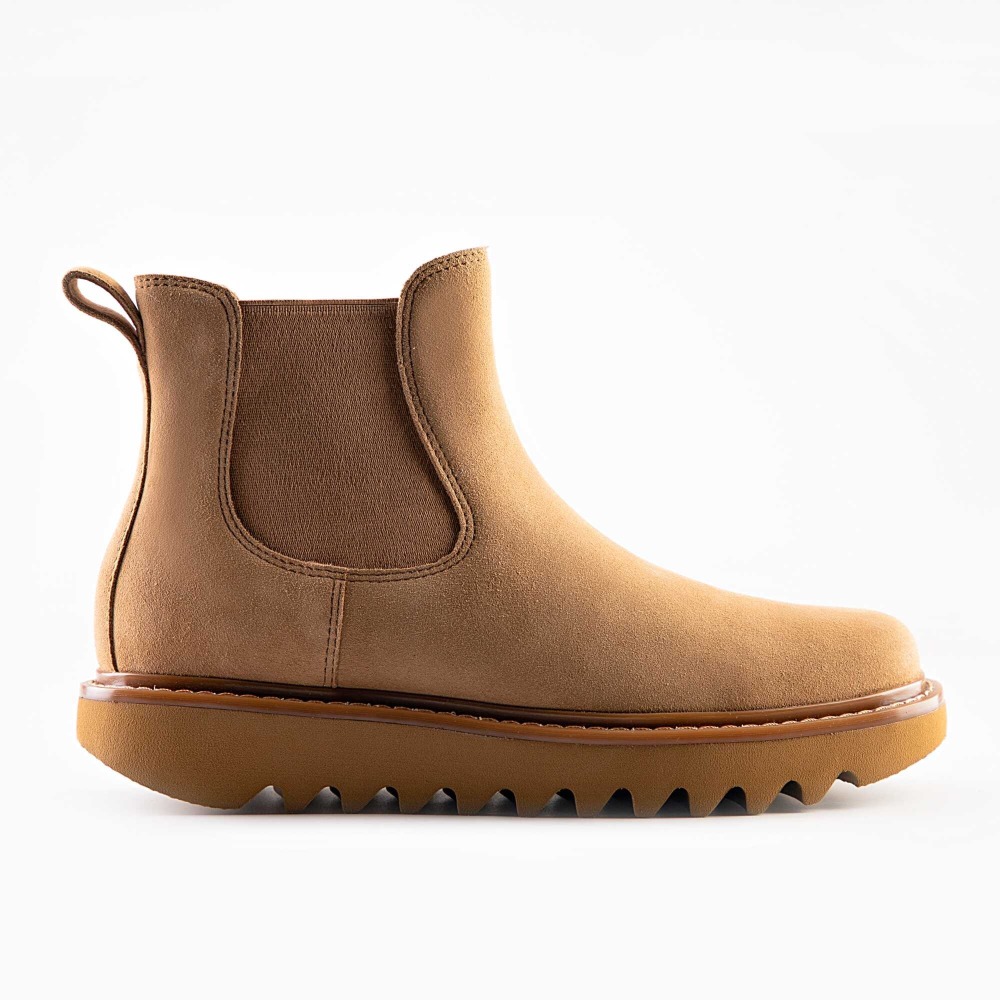 Chelsea women boots suede