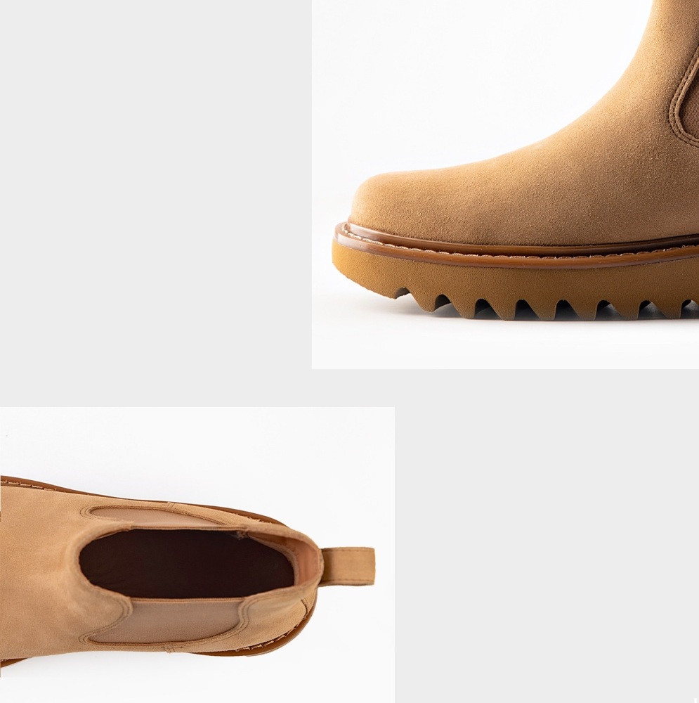 Chelsea women boots suede