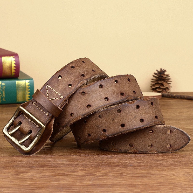 vintage casual leather belt